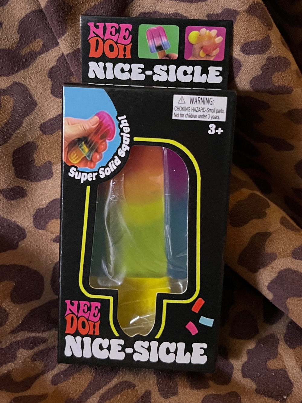 Nice-Sicle Nee-Doh Squish Popsicle fidget- Rainbow Colors Super Solid - Picture 2 of 5